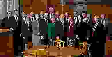  Regeringen Poul Nyrup Rasmussen 4 i folketingssalen i 1998