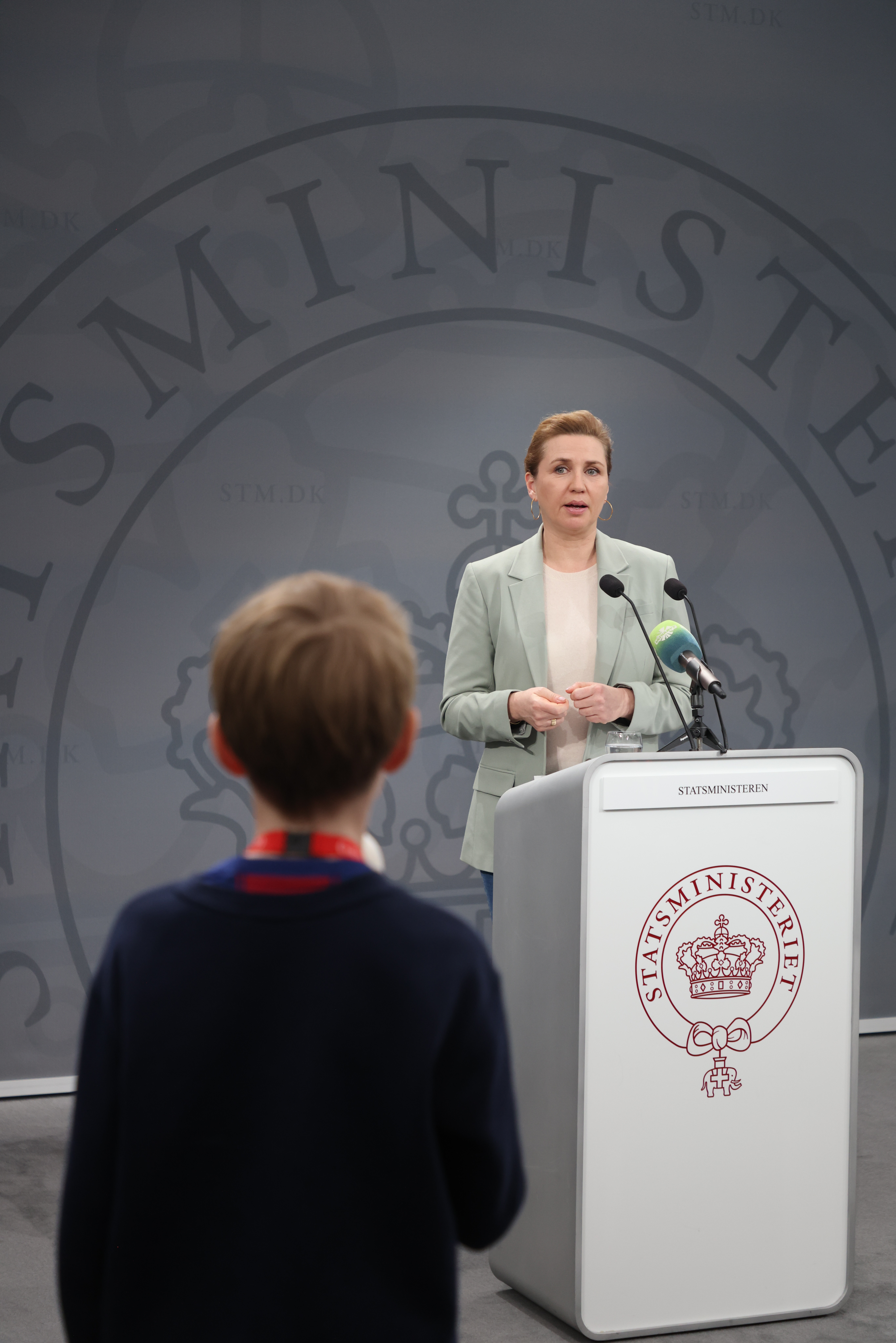 Statsministeren til børnepressemøde i Spejlsalen den 5. februar 2026