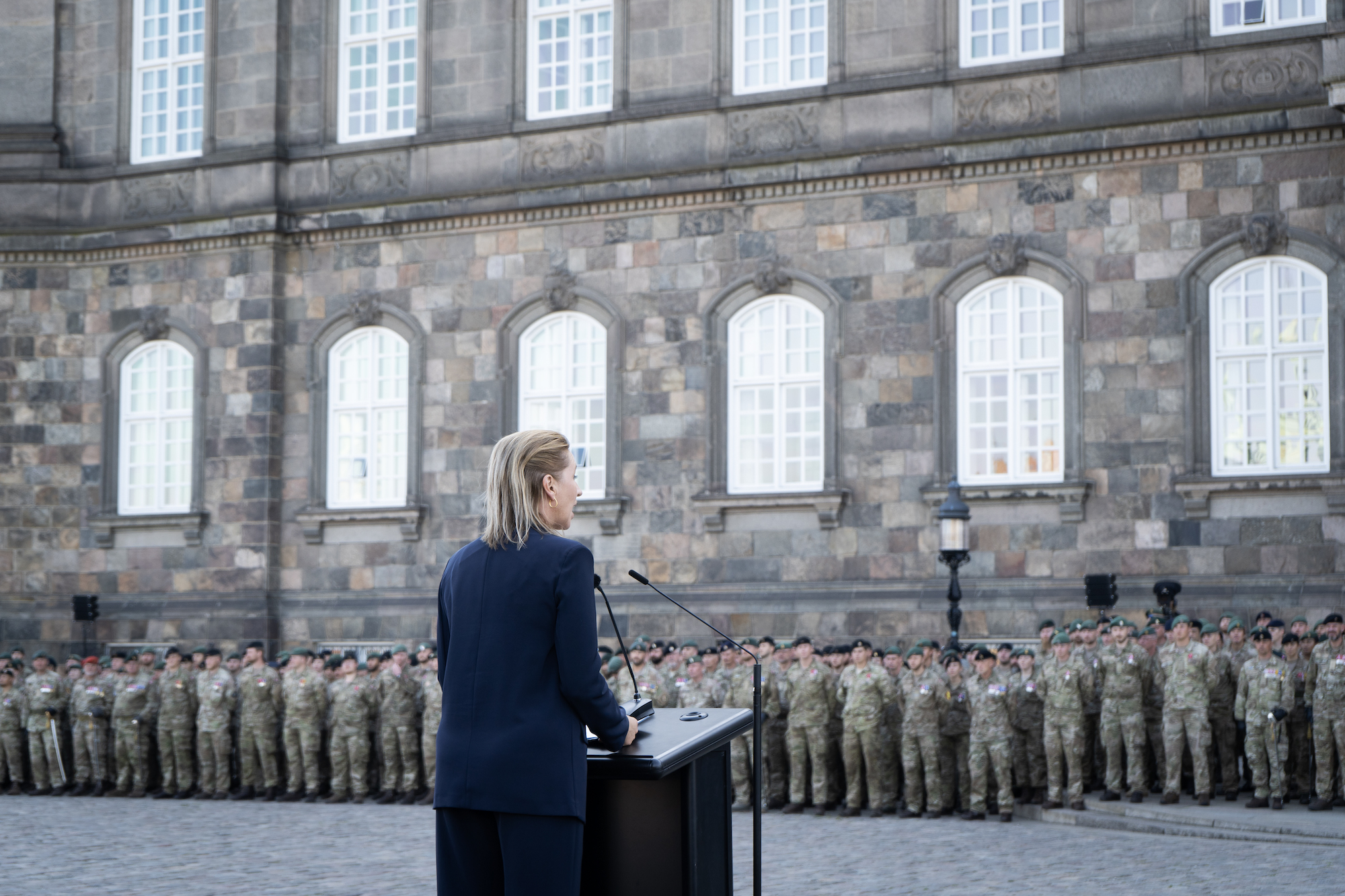 Statsminister Mette Frederiksen holder tale til flagdagen
