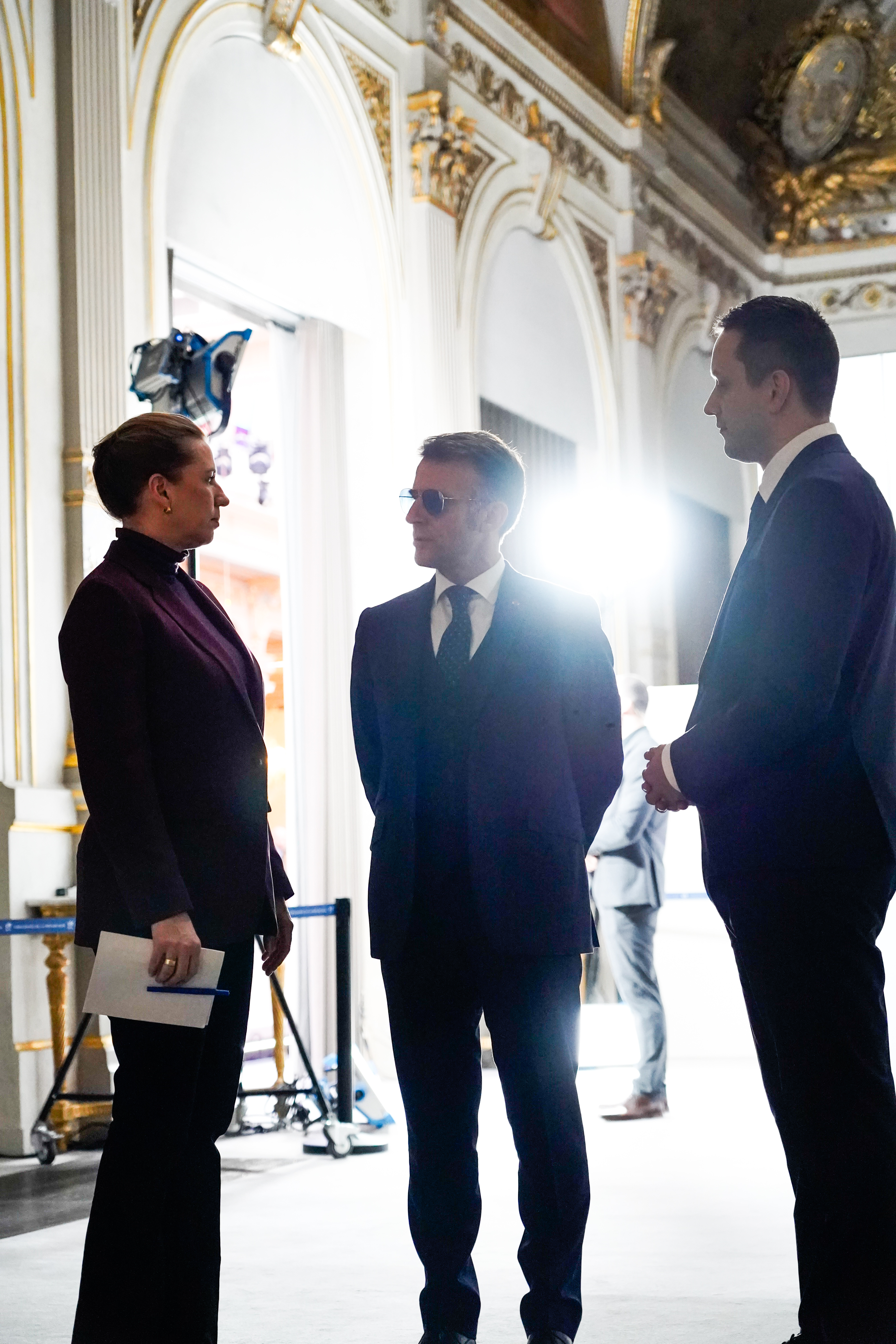 Statsministeren, formanden for Naalakkersuisut og Frankrigs præsident