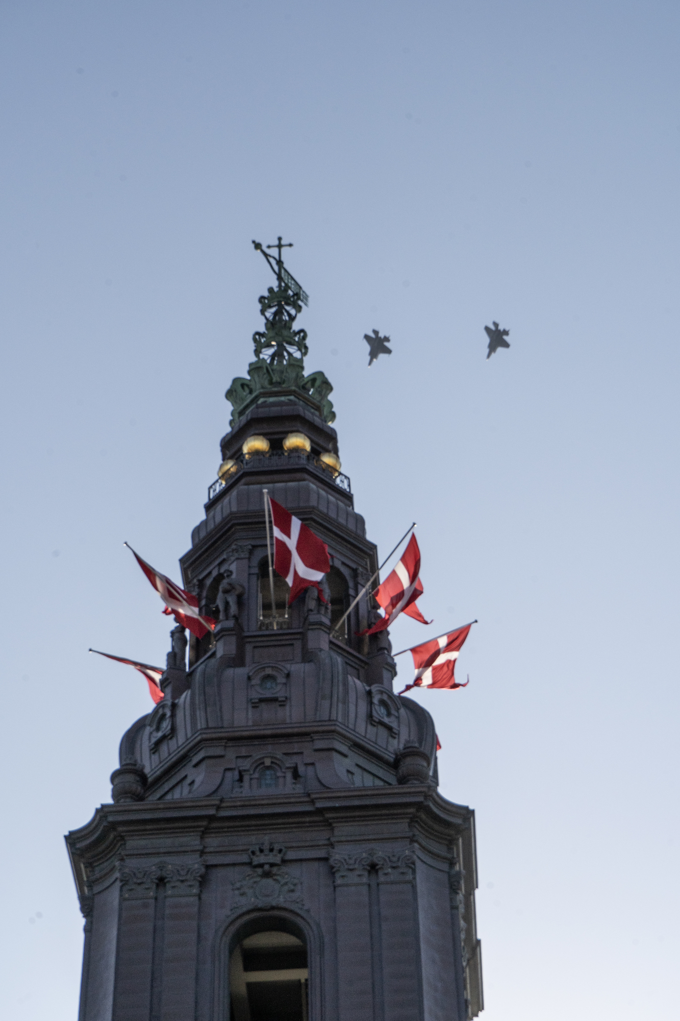 Flagdag på Christiansborg Slotsplads