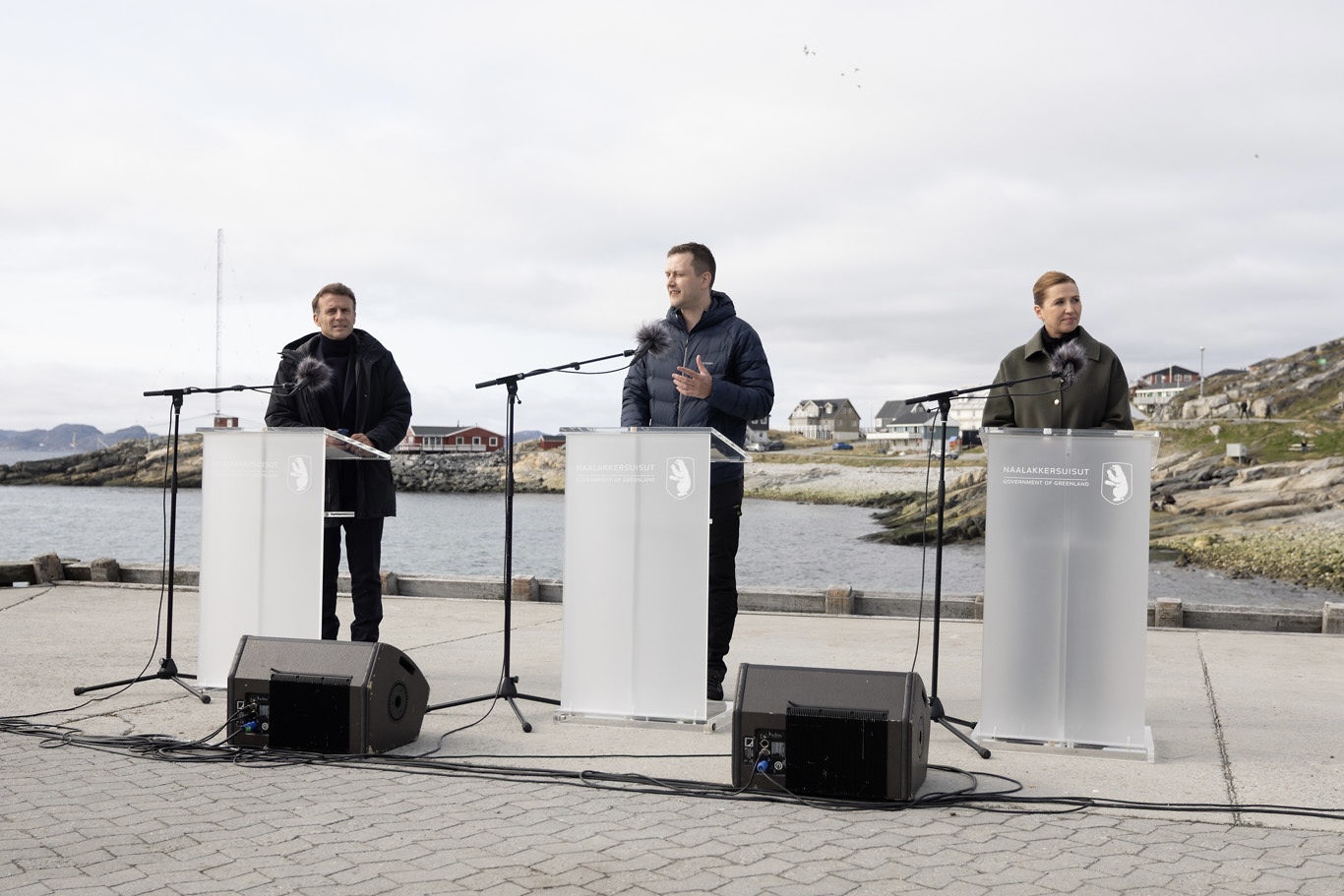 Billede af pressemøde