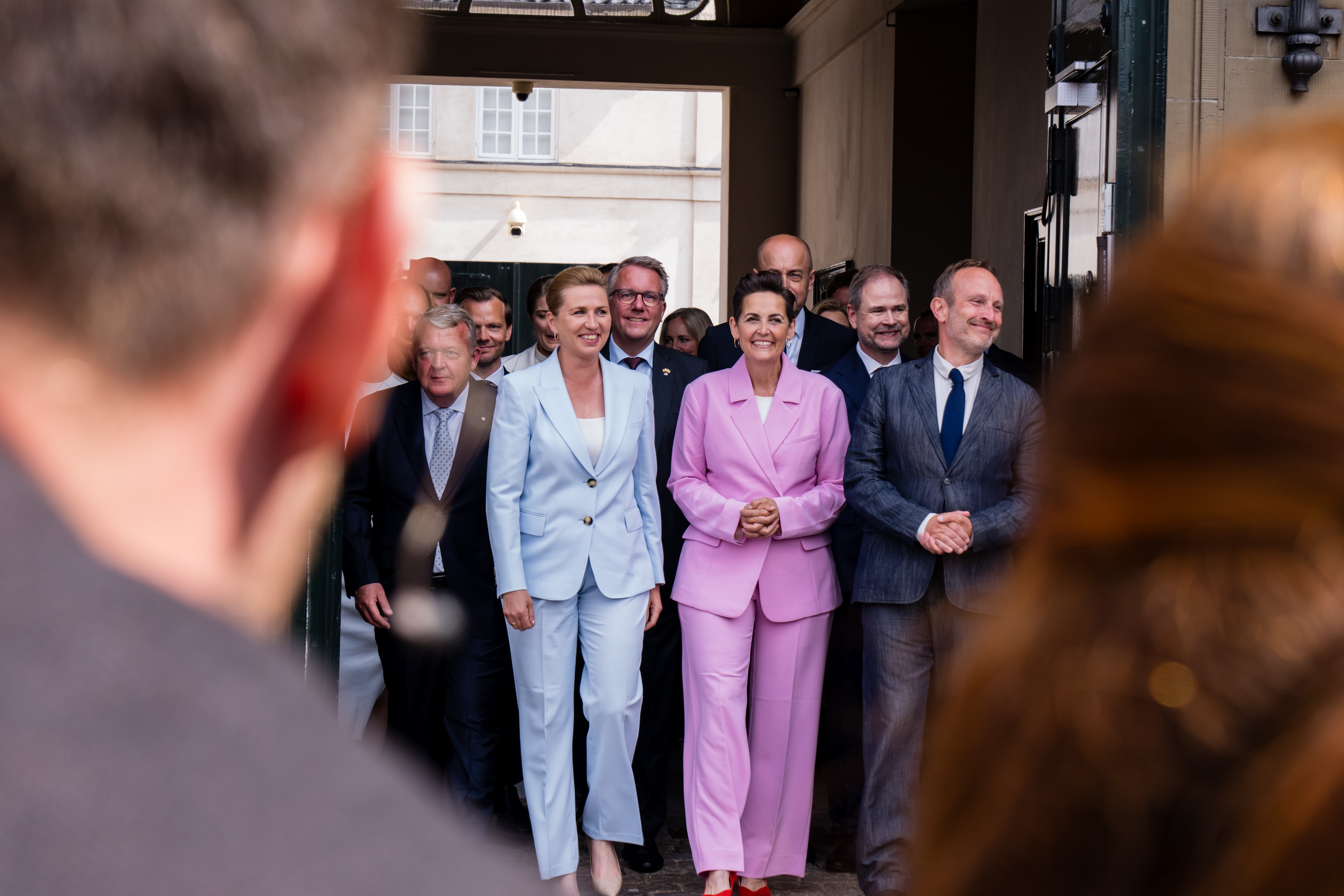 Præsentation af Regeringen Mette Frederiksen III på Amalienborg slotsplads