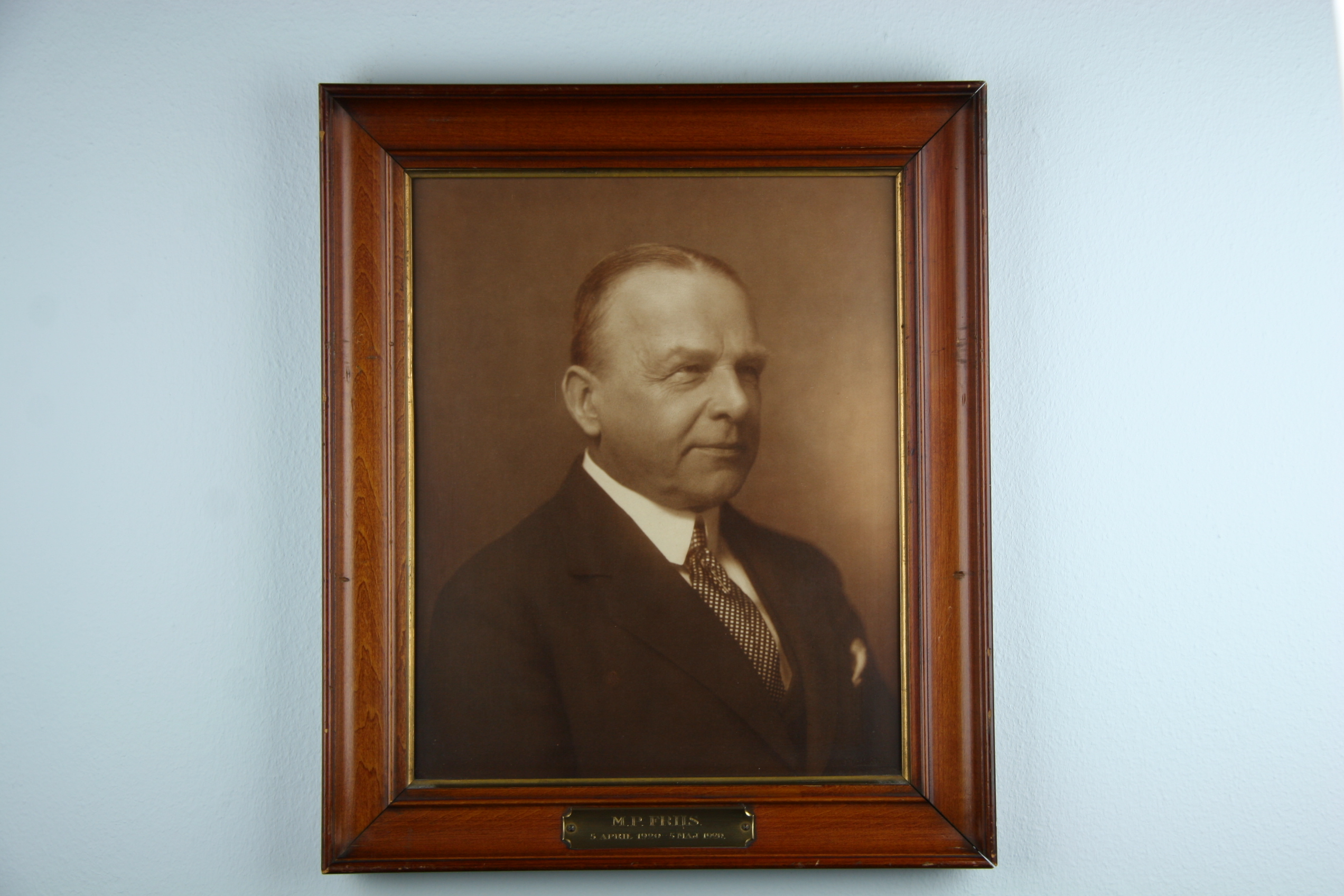 Portræt af M.P. Friis