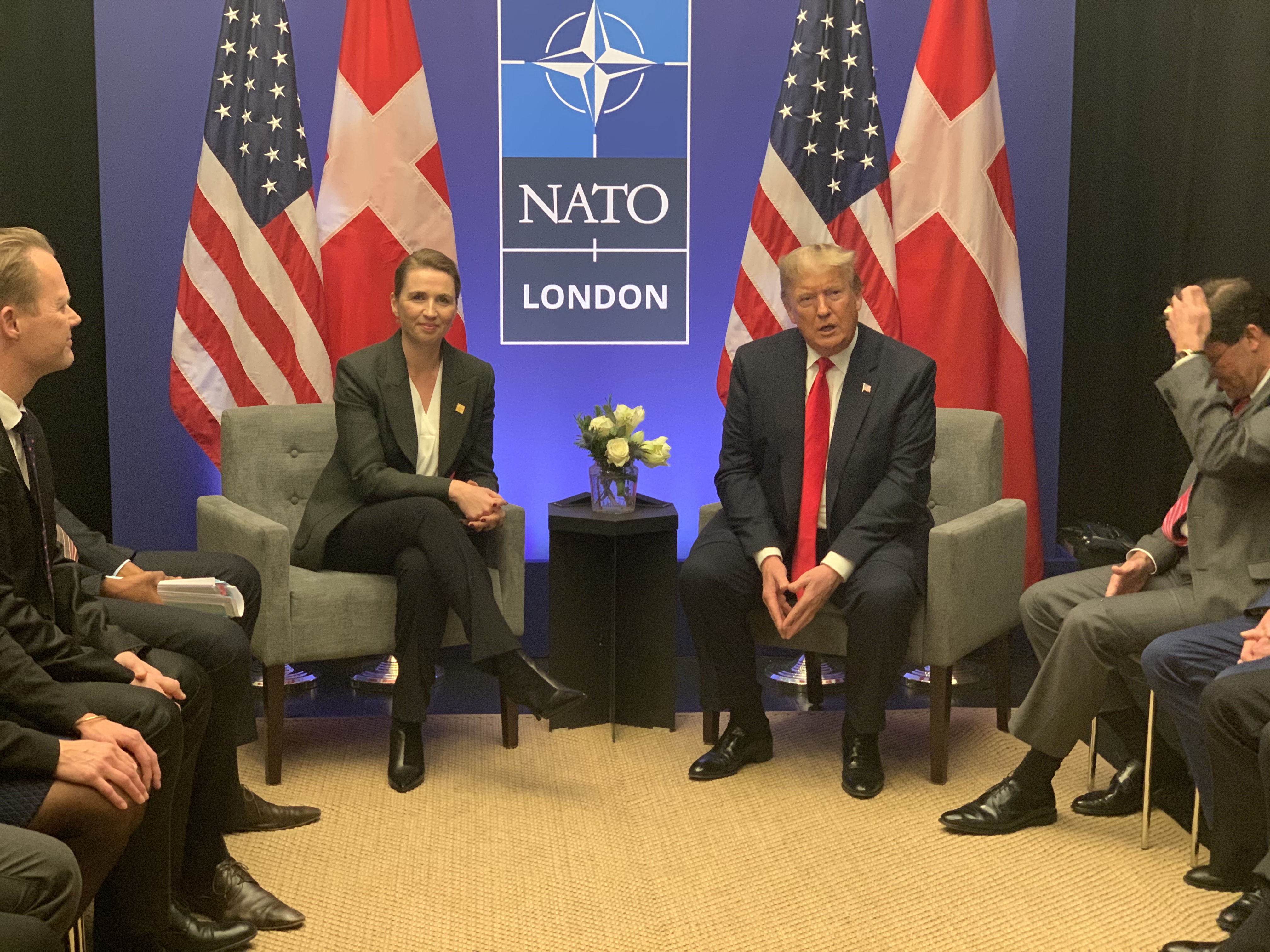 Statsminister Mette Frederiksen og USA's præsident