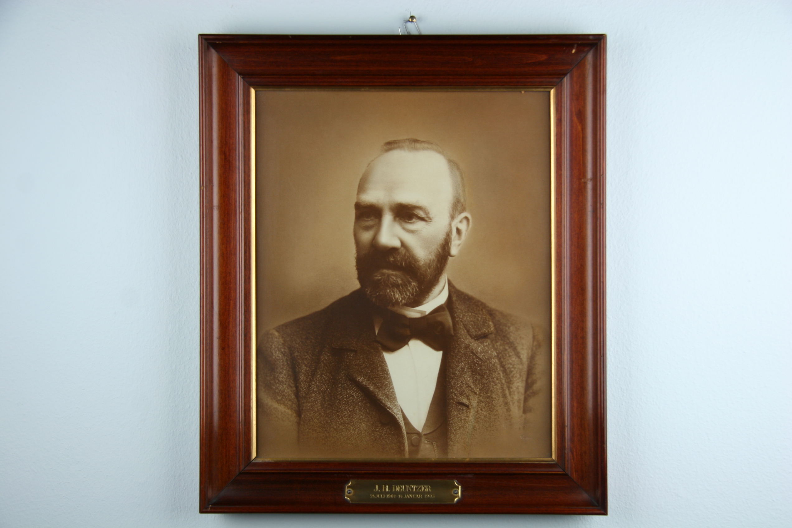 Portræt af J.H. Deuntzer