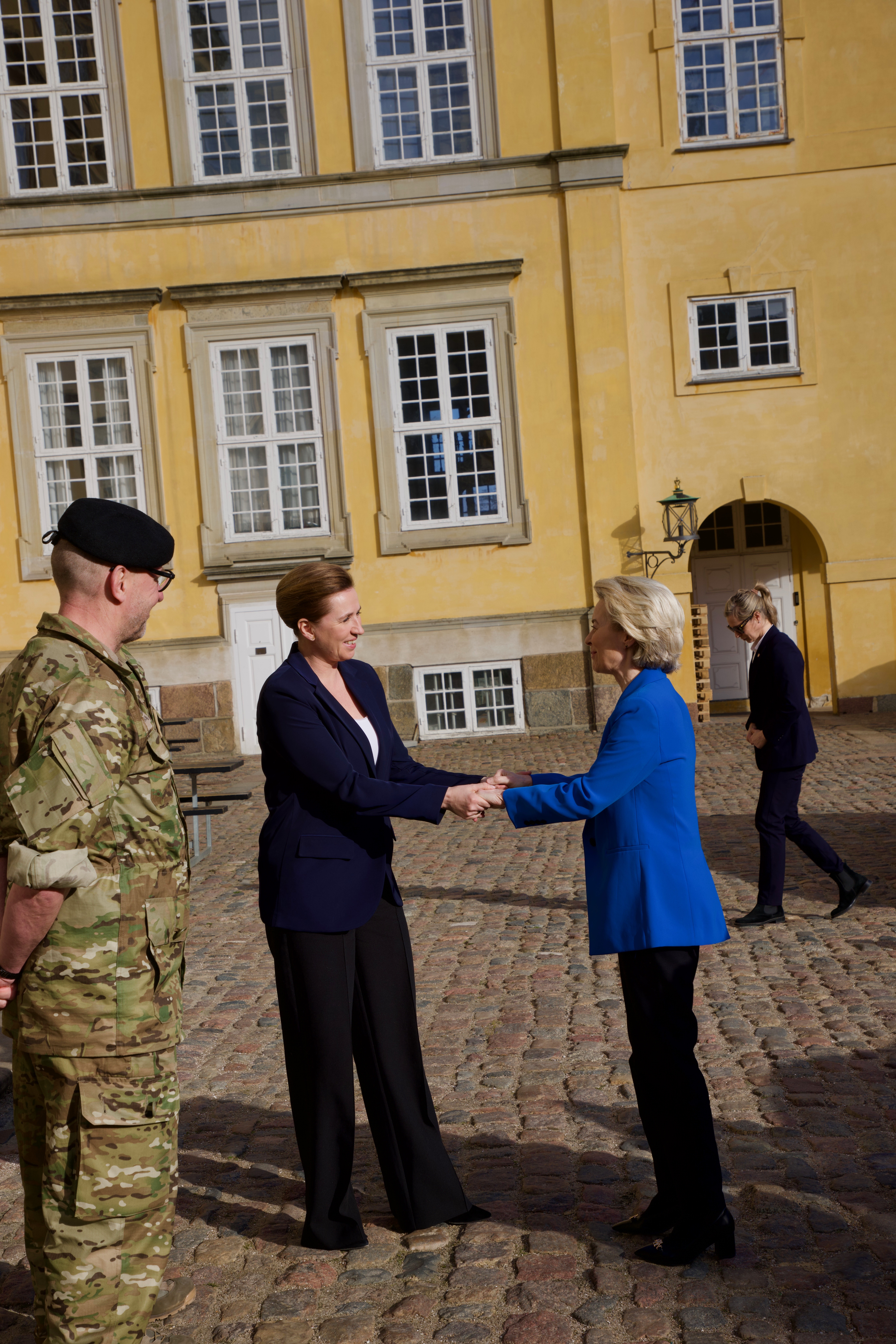 Statsminister Mette Frederiksen og kommissionsformand Ursula von der Leyen 