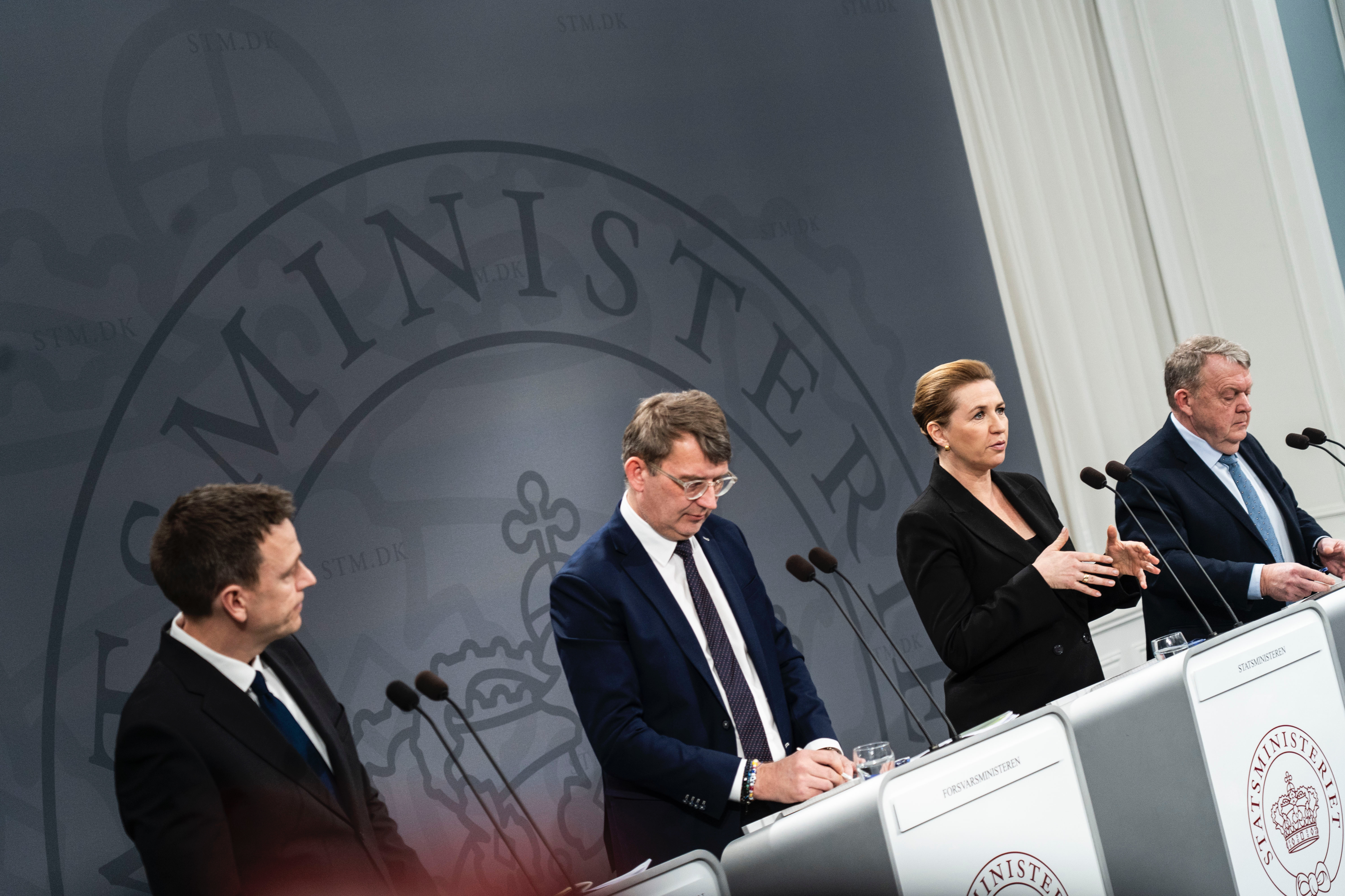 Pressemøde om udvisningsreform med statsministeren, vicestatsministeren og forsvarsministeren, udenrigsministeren og udlændinge- og integrationsministeren den 30. januar 2026