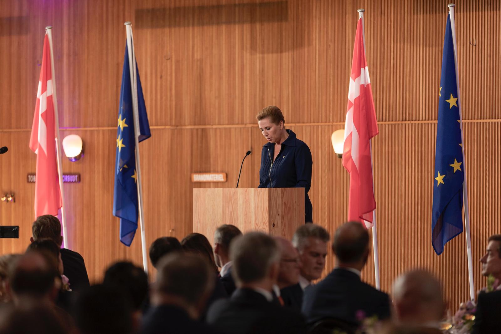 Statsministeren holder tale på Aarhus Rådhus